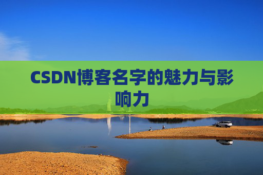 CSDN博客名字的魅力与影响力